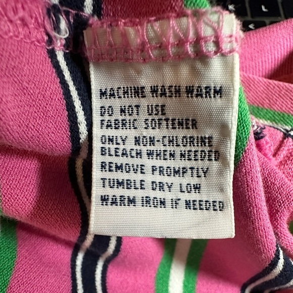 Polo Golf Stripe Collar Shirt Size L - Picture 5 of 6